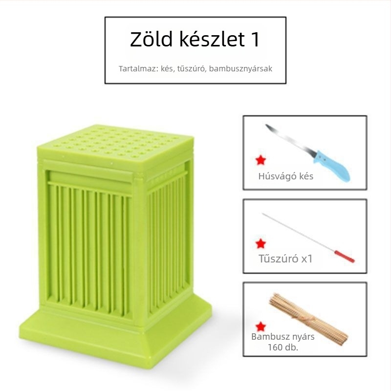 Vas grillvilla nyársakhoz — húsnyárs készítő és nyárs felhúzására szolgáló eszköz otthoni használatra