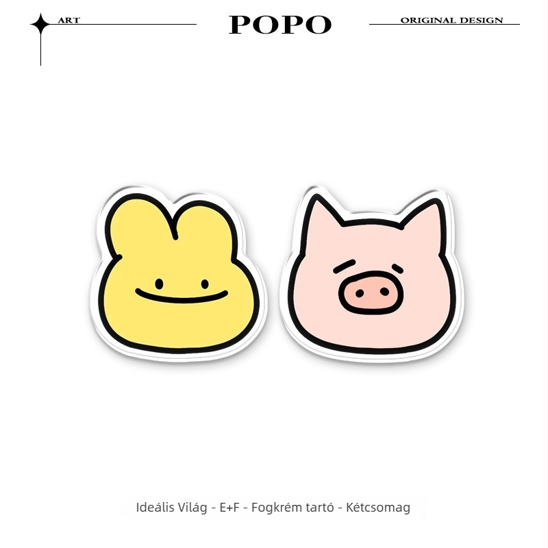 Fogkrém és arctisztító tároló klipe, falra szerelhető, fúrásmentes, Qingyue, tinédzsereknek