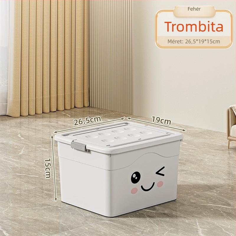 Ágy alatti tároló doboz görgőkkel, PP műanyagból, 100–150 L kapacitás, modell 5036, por- és nedvességálló