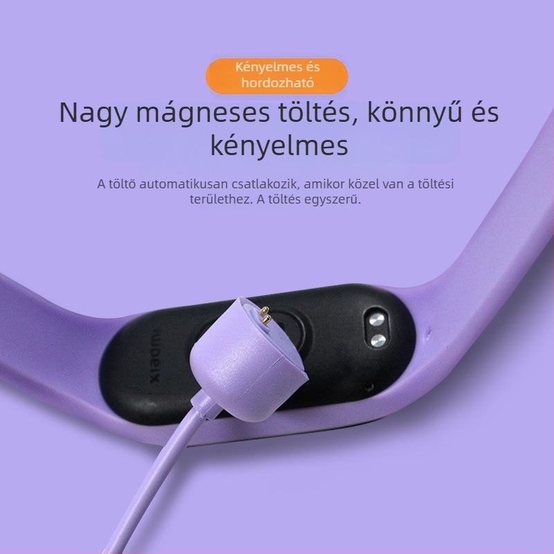 Hongye Chao mágneses USB töltőkábel Xiaomi Mi Band 5/6/7-hez (HYC-15 modell)