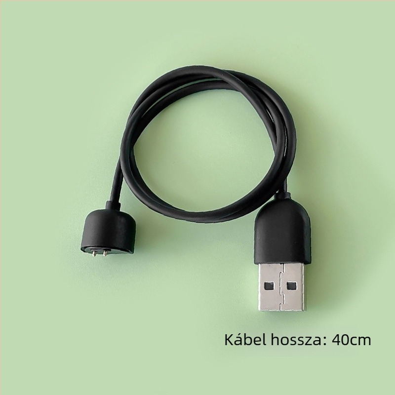 Hongye Chao mágneses USB töltőkábel Xiaomi Mi Band 5/6/7-hez (HYC-15 modell)