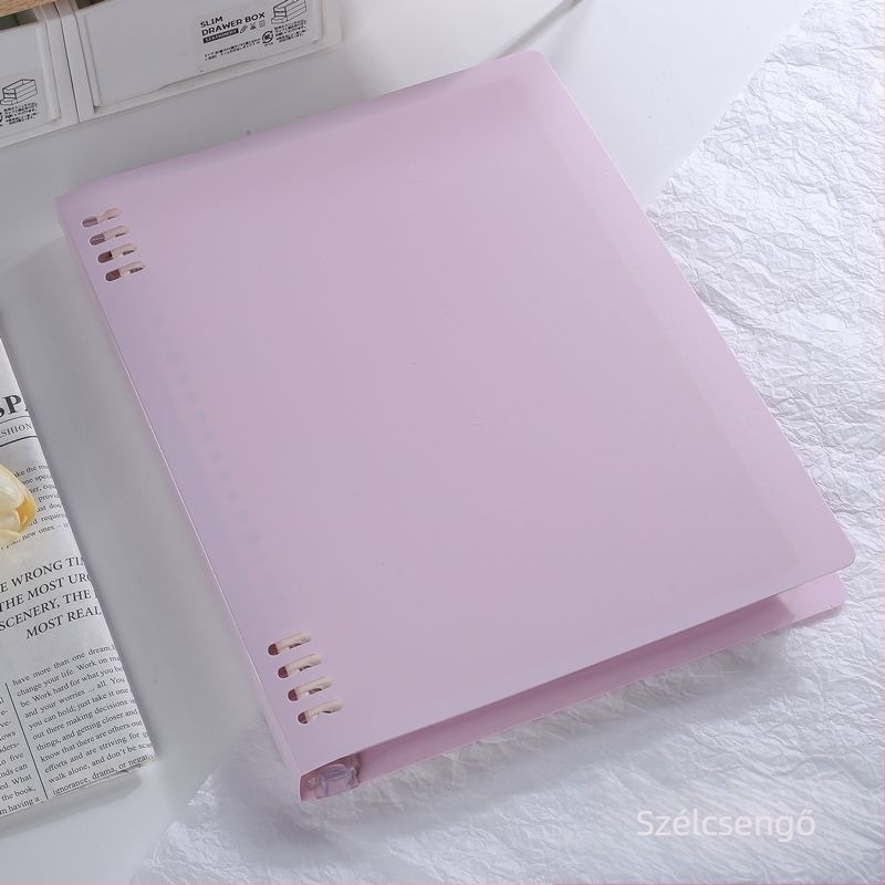 Notesz gyűrűs kötés, PVC belső, 75 g papír, 1–50 oldal, egyszerű kialakítás