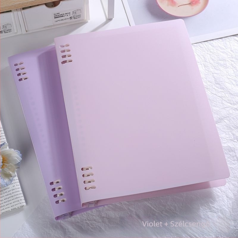 Notesz gyűrűs kötés, PVC belső, 75 g papír, 1–50 oldal, egyszerű kialakítás