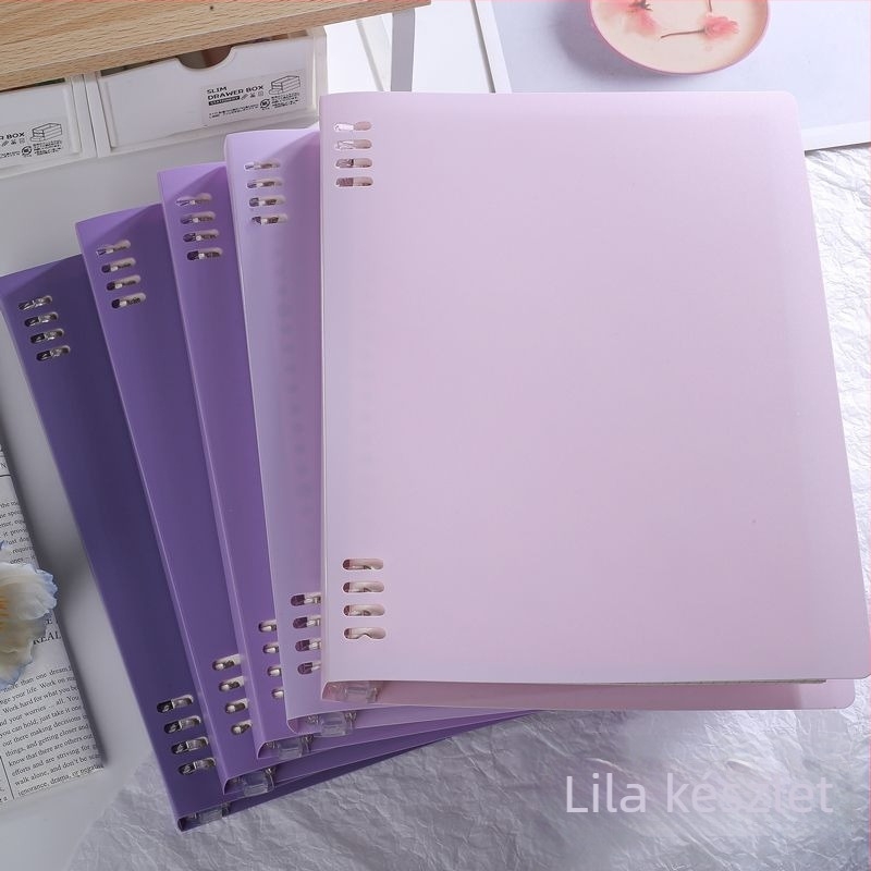 Notesz gyűrűs kötés, PVC belső, 75 g papír, 1–50 oldal, egyszerű kialakítás