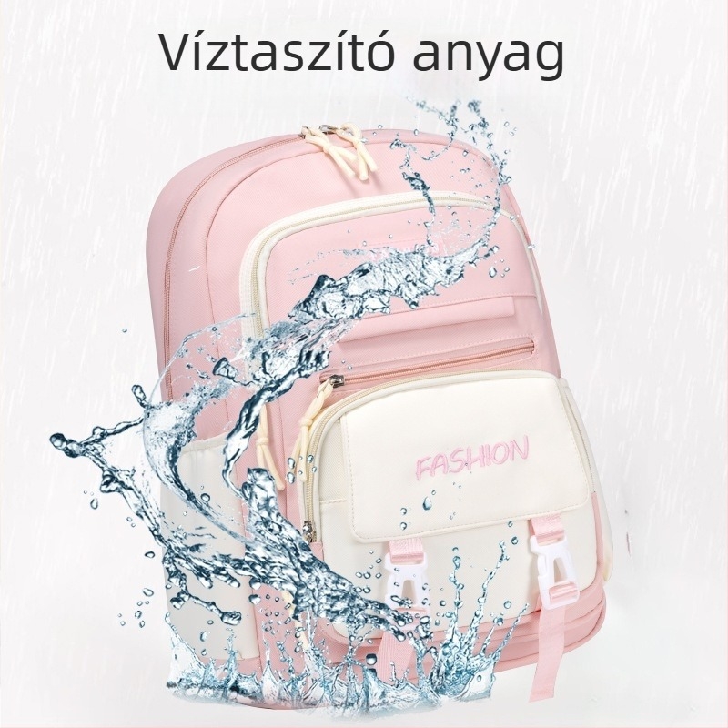 Selina márkájú gyermekek háromrészes hátizsák készlet — könnyű, lélegző Oxford szövet, vízálló, antibakteriális, kopásálló, ívelt vállpántok, poliészter bélés, egyszínű dizájn, 2024 tavasz, 5–6. osztály számára