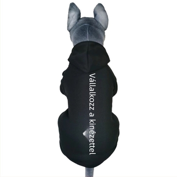 Poliészteres kutya pulóver – mindennapi stílus, fleece bélés, uniszex