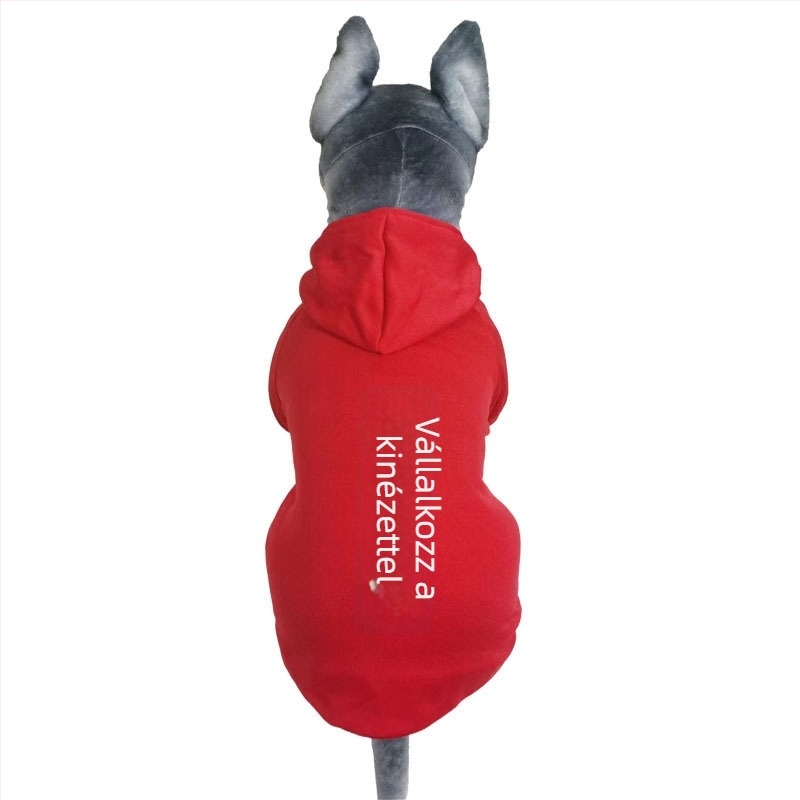 Poliészteres kutya pulóver – mindennapi stílus, fleece bélés, uniszex