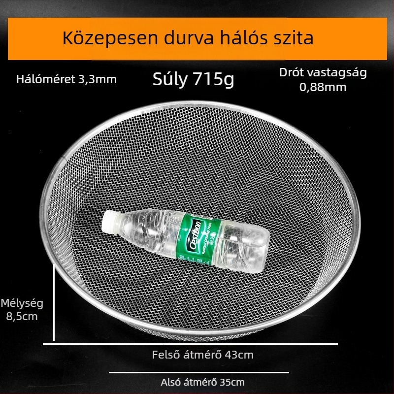 Liszt szitó | Körkörös huzalszita konyhai használatra | (Márka: Other; Import: Nem; Stílus: Egyéb)