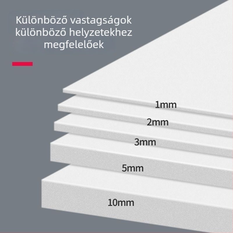 EVA hablap modellkészítéshez – ütésálló, tömítő és csillapító