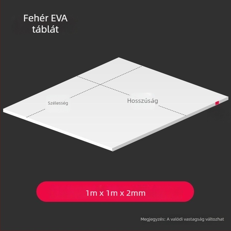EVA hablap modellkészítéshez – ütésálló, tömítő és csillapító