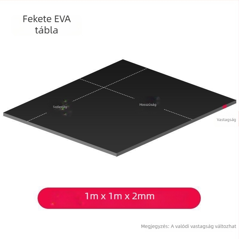 EVA hablap modellkészítéshez – ütésálló, tömítő és csillapító