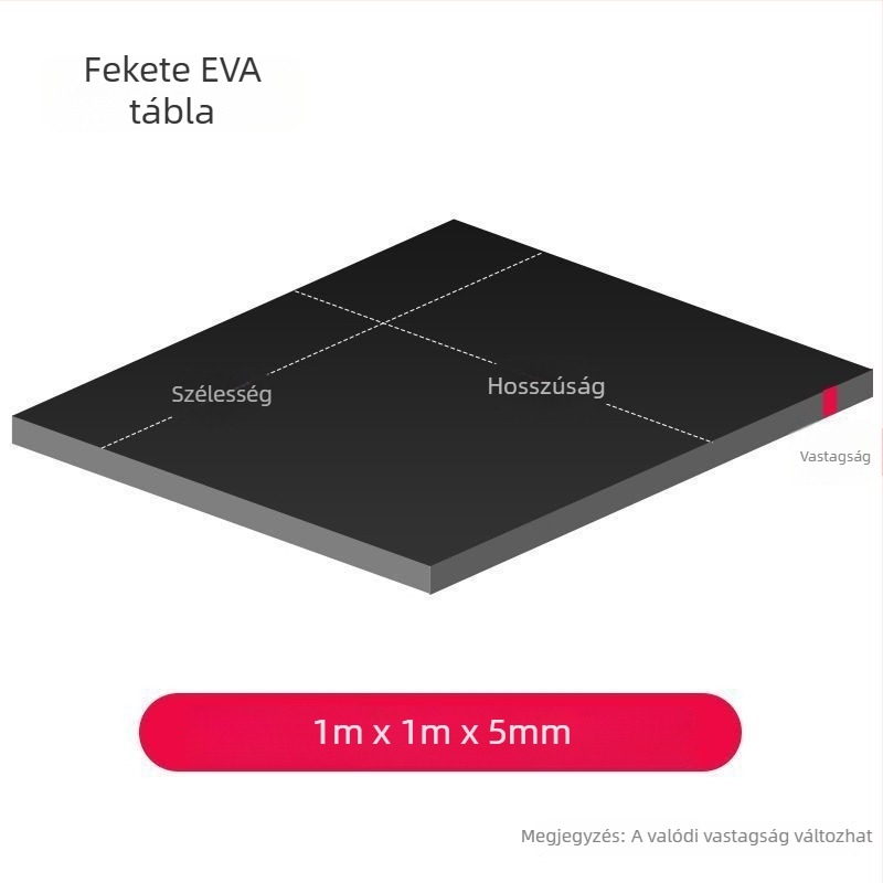 EVA hablap modellkészítéshez – ütésálló, tömítő és csillapító