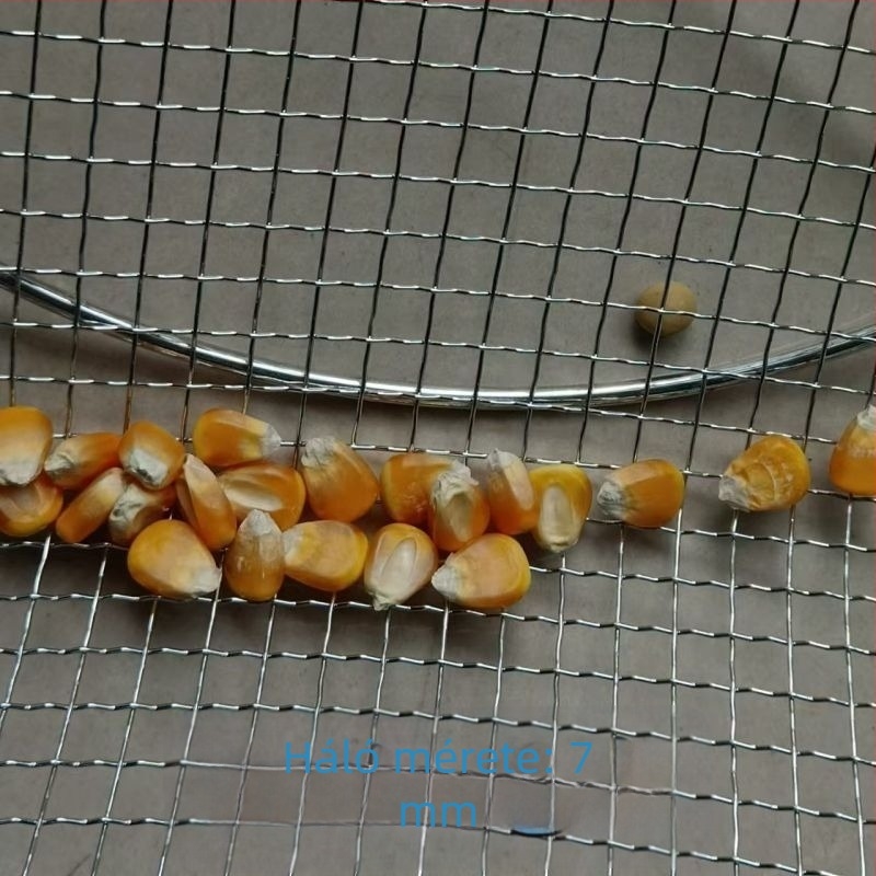 Liszt-szitáló, vastagított, kör alakú vas szita, háztartási használatra