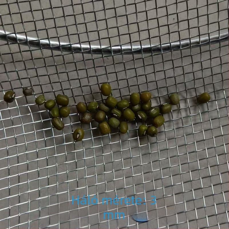 Liszt-szitáló, vastagított, kör alakú vas szita, háztartási használatra