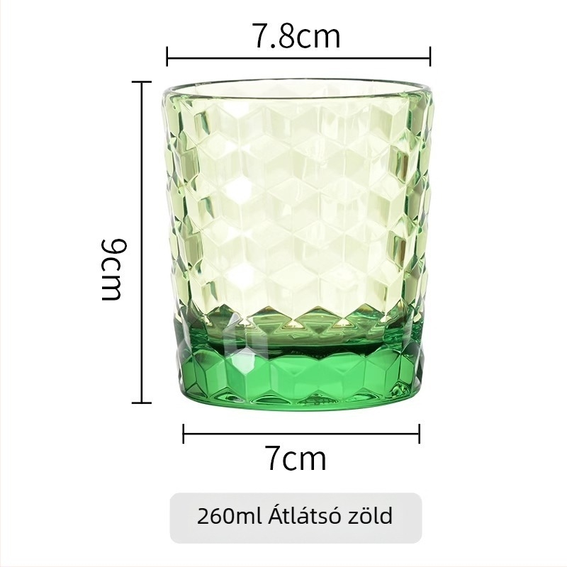 PC anyagú fogkefés pohár, vastagított, ütésálló, átlátszó, könnyű luxus pár számára