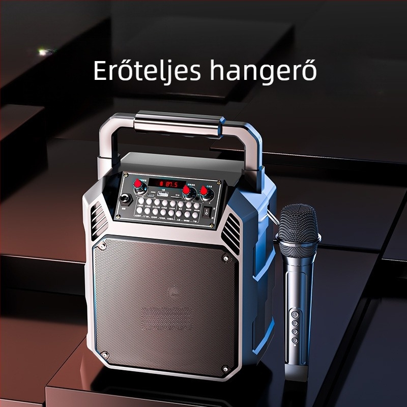 Bluetooth hordozható hangszóró otthonra és kültérre, Bluetooth/USB/3,5 mm kapcsolódás, IPX4 vízálló, beépített 1200–2000 mAh akkumulátor, frekvencia-válasz 40 Hz–20 kHz, SNR ≥100 dB