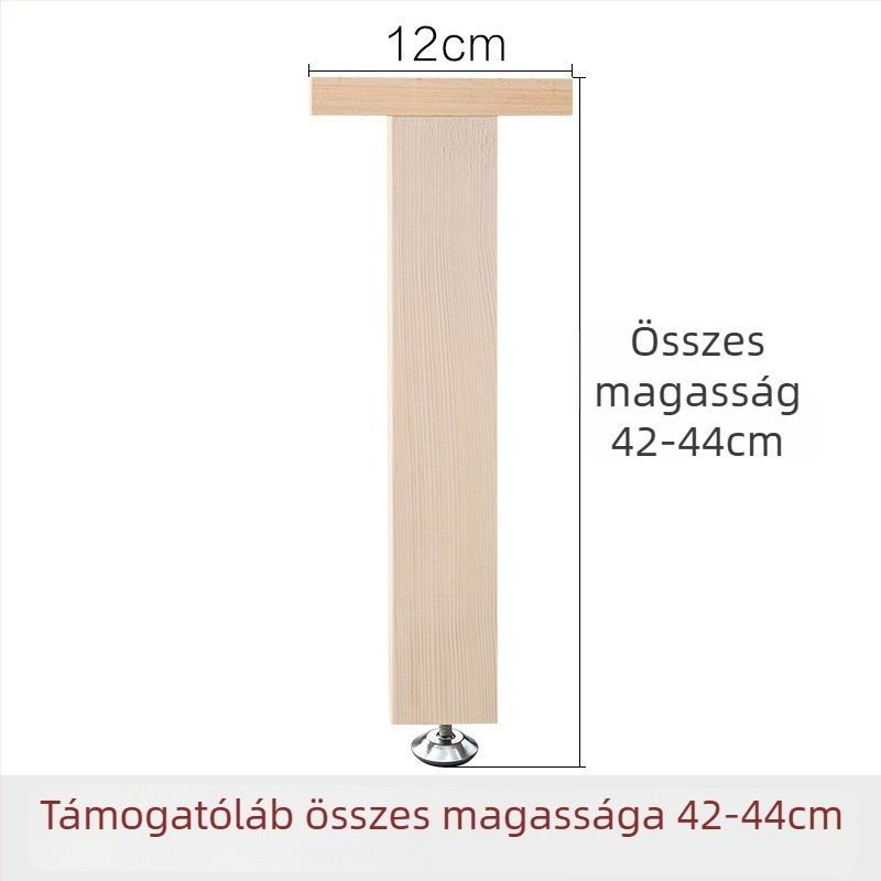 Fából készült megerősített ágytámasz lábak, állítható magasságú, nagy teherbírású, ágy alatti gerenda támogatás, modell 18, stílus Új kínai stílus, kód Hnwth54a