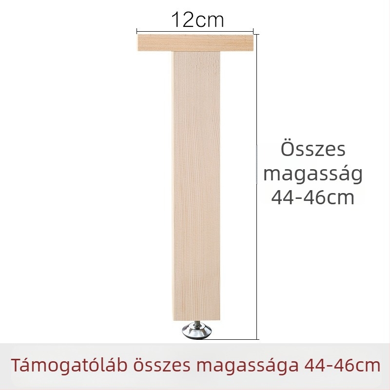 Fából készült megerősített ágytámasz lábak, állítható magasságú, nagy teherbírású, ágy alatti gerenda támogatás, modell 18, stílus Új kínai stílus, kód Hnwth54a