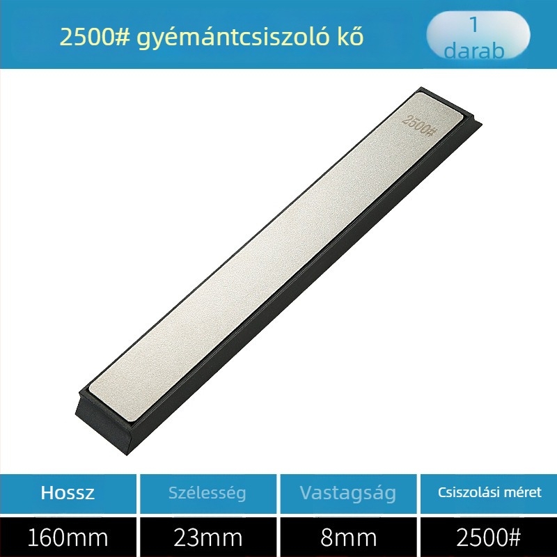 Gyémántos köszörűkő pengék élezésére — fémhez, kerámia csempékhez, jádéhez és üveghez; rögzített szögű csiszoló eszköz a csiszoláshoz és a polírozáshoz (Chuanxing)