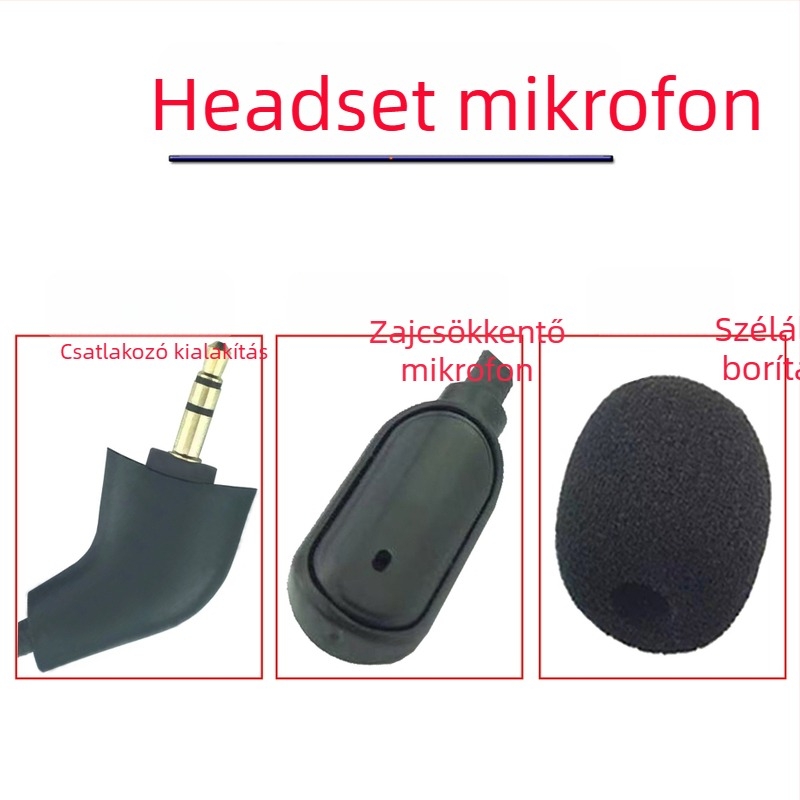 Gaming mikrofon M1 – fegyver típusú irányítás, 20 Hz–20 kHz frekvenciasáv, SNR < 60 dB, megjelenés 2023