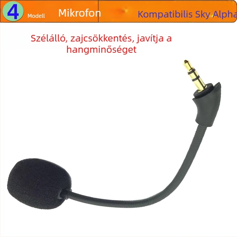 Gaming mikrofon M1 – fegyver típusú irányítás, 20 Hz–20 kHz frekvenciasáv, SNR < 60 dB, megjelenés 2023