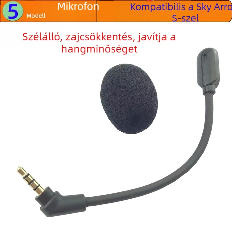 Gaming mikrofon M1 – fegyver típusú irányítás, 20 Hz–20 kHz frekvenciasáv, SNR < 60 dB, megjelenés 2023