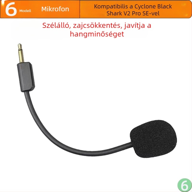 Gaming mikrofon M1 – fegyver típusú irányítás, 20 Hz–20 kHz frekvenciasáv, SNR < 60 dB, megjelenés 2023