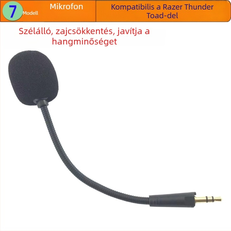 Gaming mikrofon M1 – fegyver típusú irányítás, 20 Hz–20 kHz frekvenciasáv, SNR < 60 dB, megjelenés 2023