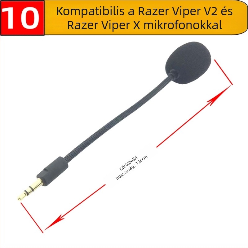 Gaming mikrofon M1 – fegyver típusú irányítás, 20 Hz–20 kHz frekvenciasáv, SNR < 60 dB, megjelenés 2023
