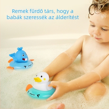 Baba fürdőjátékok, műanyagból; 0–3 éveseknek; csomagolás: Opp zacskó; kategória: vízi játékok