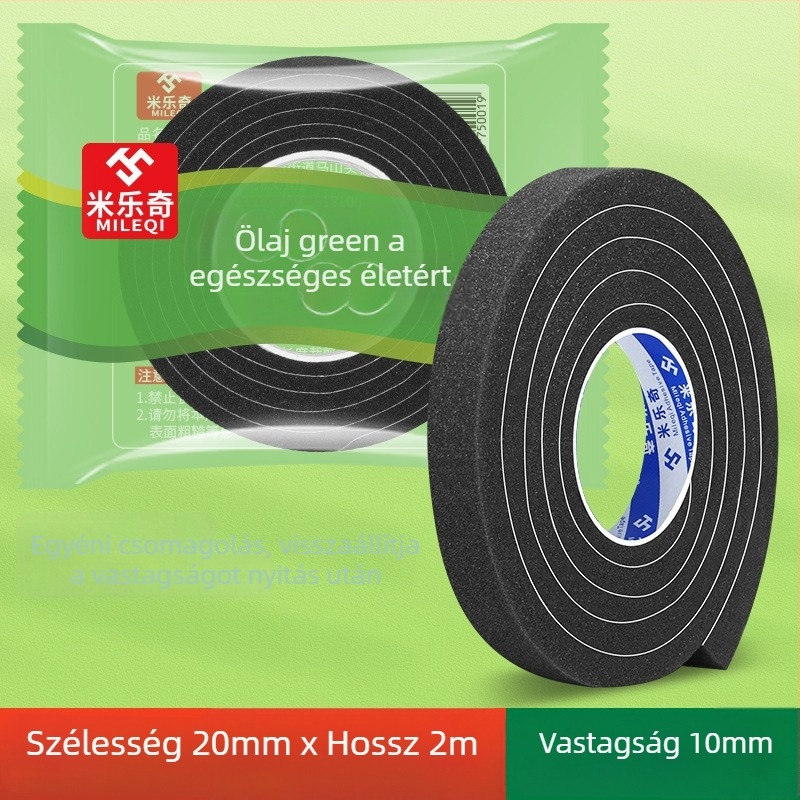 Öntapadó autóhabos tömítés zajszigetelésre és rezgéscsillapításra | EVA tűzálló hab, Anyag: Hab, Sűrűség: 9, Vastagság testre szabható, Márka: Mileqi