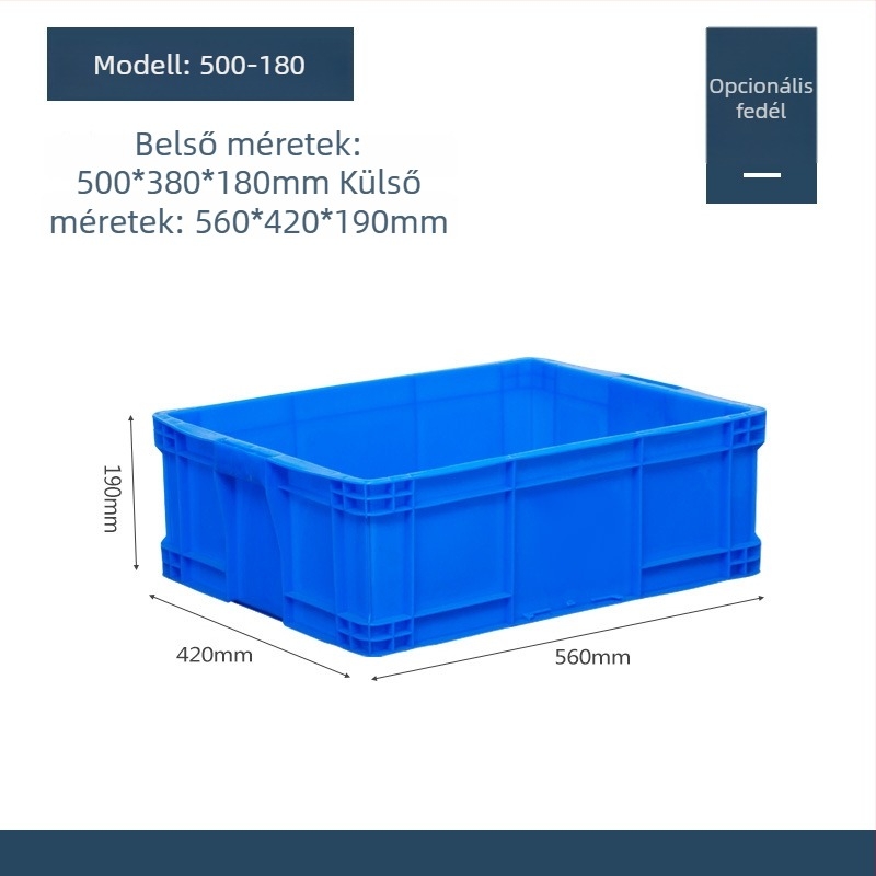 Műanyag fedelű tároló doboz, modell QG-001, autóhasználatra, 1 L kapacitás, logónyomás elérhető