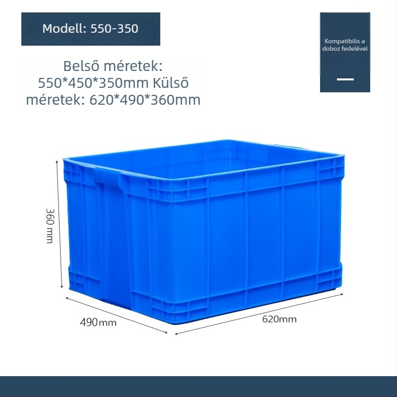 Műanyag fedelű tároló doboz, modell QG-001, autóhasználatra, 1 L kapacitás, logónyomás elérhető