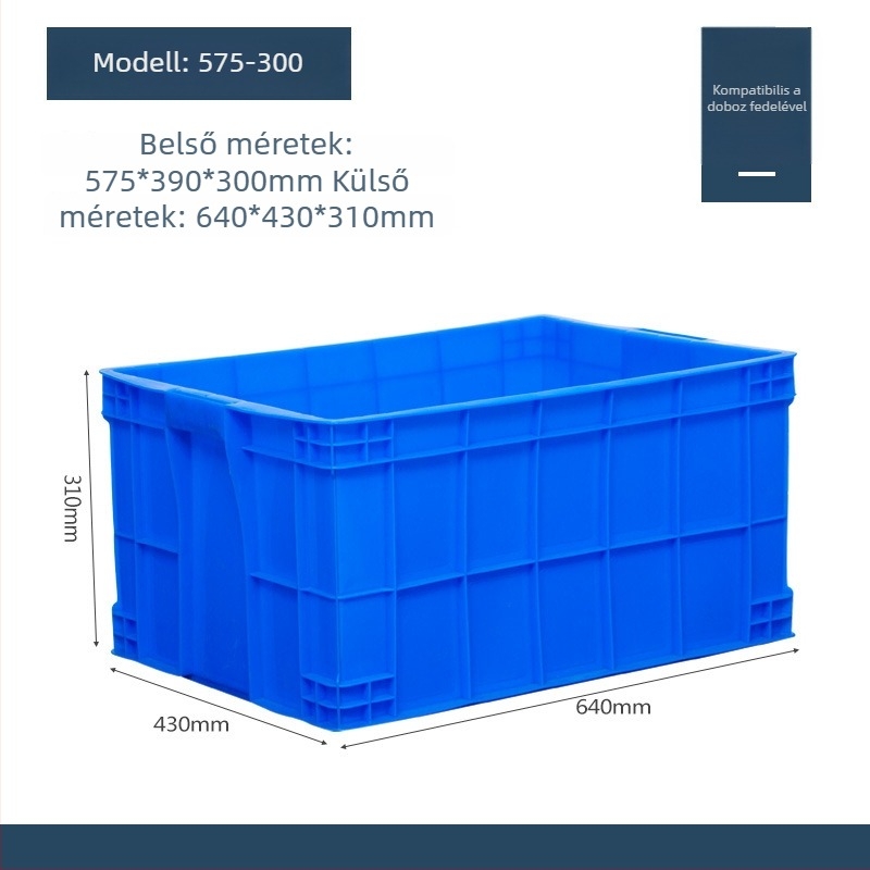 Műanyag fedelű tároló doboz, modell QG-001, autóhasználatra, 1 L kapacitás, logónyomás elérhető