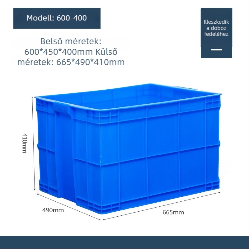 Műanyag fedelű tároló doboz, modell QG-001, autóhasználatra, 1 L kapacitás, logónyomás elérhető
