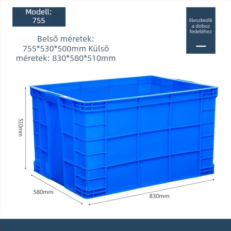 Műanyag fedelű tároló doboz, modell QG-001, autóhasználatra, 1 L kapacitás, logónyomás elérhető
