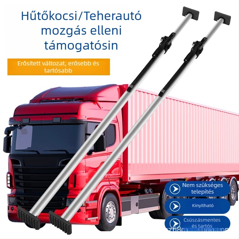 Kinyitható teherbar-támasz galvanizált acélból, Steel 1300-168 modell, 1300-3080 tartomány, Cargo Bar sorozat