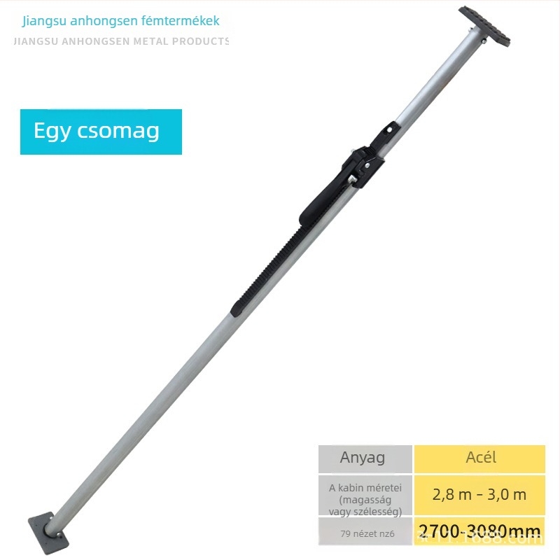 Kinyitható teherbar-támasz galvanizált acélból, Steel 1300-168 modell, 1300-3080 tartomány, Cargo Bar sorozat