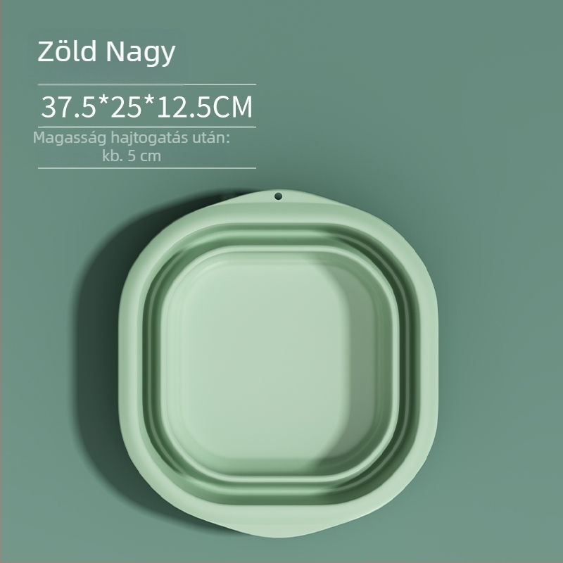 Összecsukható műanyag mosdóedény otthoni és utazási használatra, könnyű, 100–120 g, mosáshoz kollégiumban