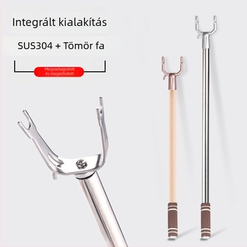 Rozsdamentes acél ruhatartó rúd erkélyen történő szárításra; Anyag: rozsdamentes acél; Kategória: ruhatartó; Alkalmazás: erkély