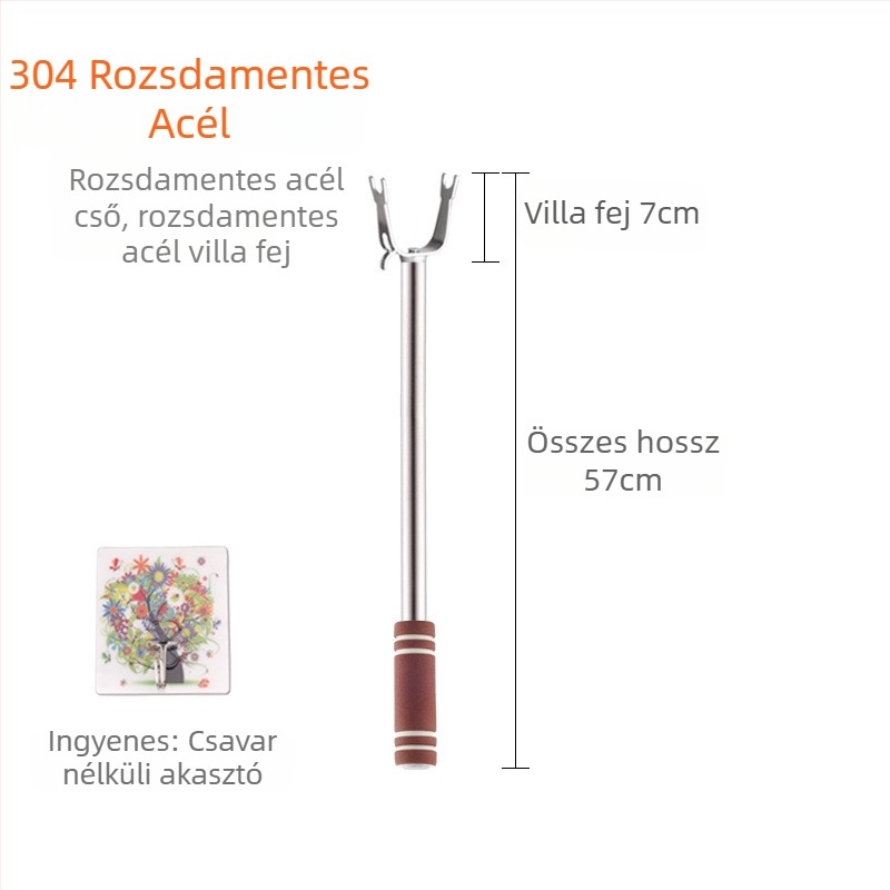 Rozsdamentes acél ruhatartó rúd erkélyen történő szárításra; Anyag: rozsdamentes acél; Kategória: ruhatartó; Alkalmazás: erkély