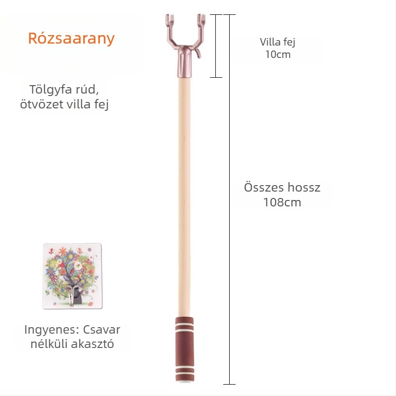 Rozsdamentes acél ruhatartó rúd erkélyen történő szárításra; Anyag: rozsdamentes acél; Kategória: ruhatartó; Alkalmazás: erkély
