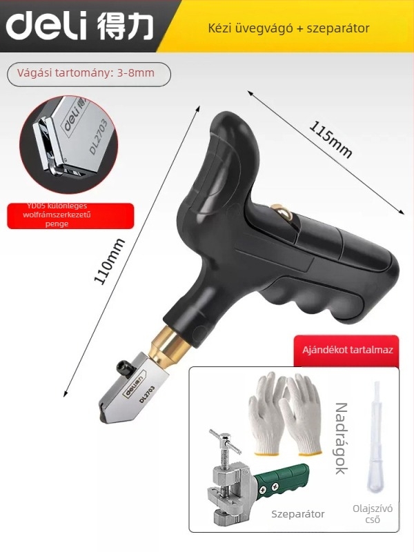 MOBAI gyémántos üvegvágó vastag üveghez és csempe vágásához