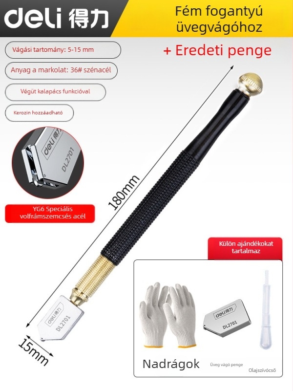 MOBAI gyémántos üvegvágó vastag üveghez és csempe vágásához