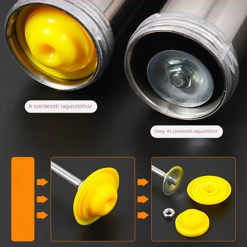 Üveghez ragasztópisztoly, automata, munkaerő-megtakarító, szerkezeti ragasztópisztoly építéshez