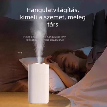Kompakt asztali párásító hálószobához, babáknak és kismamáknak, kollégiumi szobákhoz
