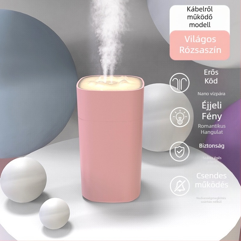 Kompakt asztali párásító hálószobához, babáknak és kismamáknak, kollégiumi szobákhoz