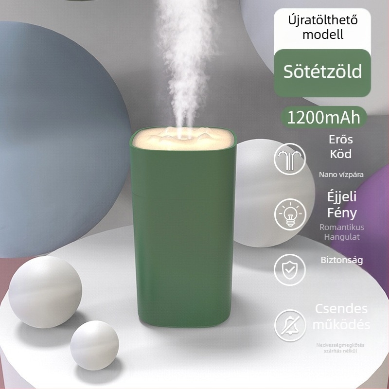 Kompakt asztali párásító hálószobához, babáknak és kismamáknak, kollégiumi szobákhoz