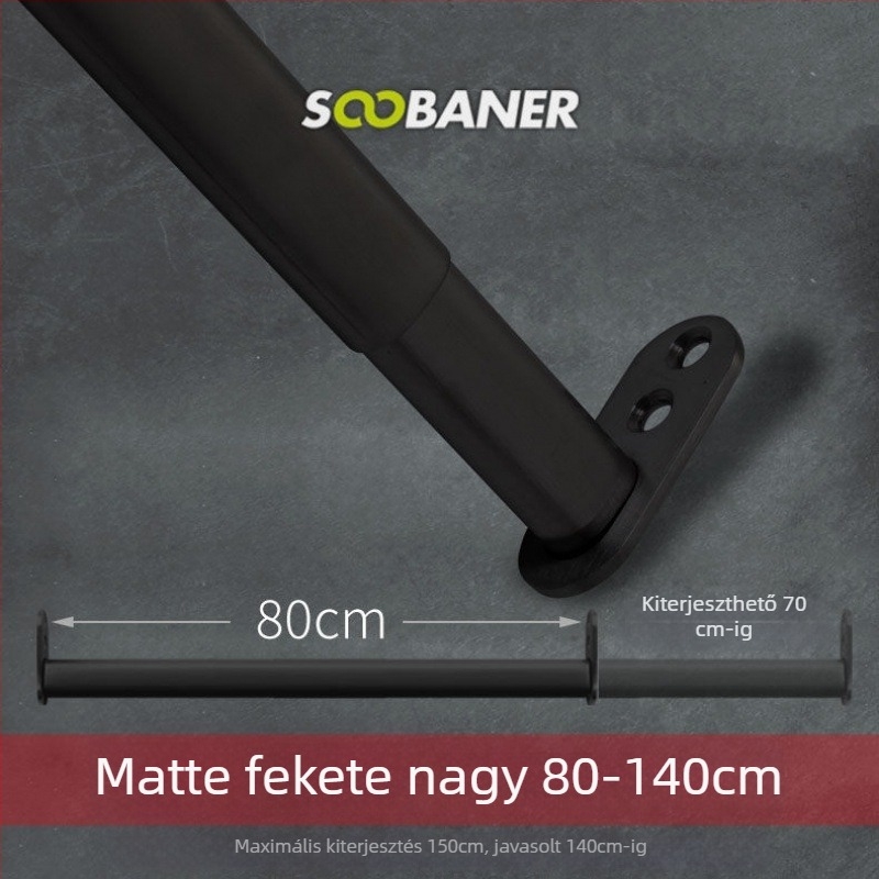 Rozsdamentes acél ruhaszárító rúd – teleszkópos, gardróbban elhelyezhető belső kiegészítő