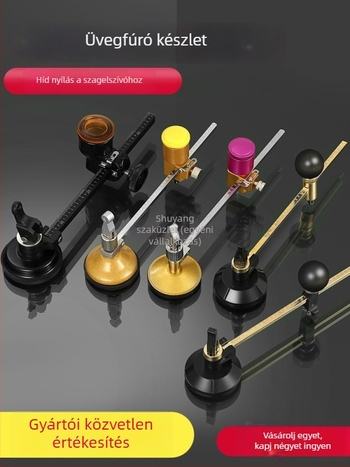 Üveg körkörös vágó és lyuknyitó körző — körkörös üvegvágó eszköz (Eredet: Mainland China; Típus: Other; Márka: Other; Alkalmazási terület: Other)